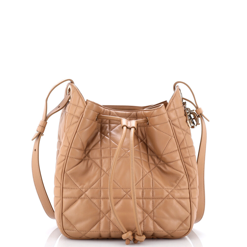 Christian Dior Medium D-Motion Bag Cannage Quilted Leather